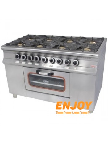 Профессиональная газовая плита Pimak M015-8 (газовый контроллер)